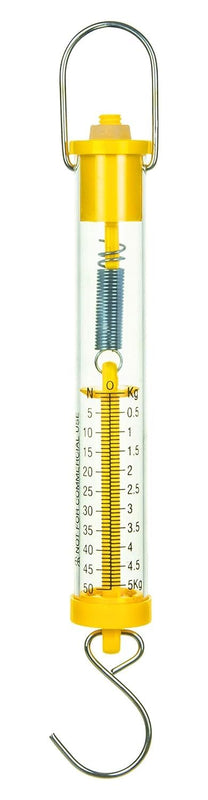 SPANCARE PHARMACEUTICALS Newton Force Meter/Spring Balance/Dynamometer, Dual Scale (5kg/11lb), 1 Piece spancare