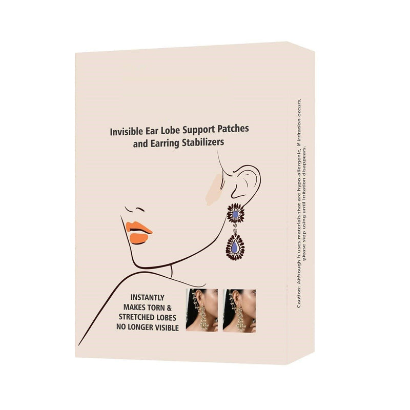 Spancare Invisible Ear Lobe Support Patches for Women to Makes Wear Earring (Pack of 30) spancare