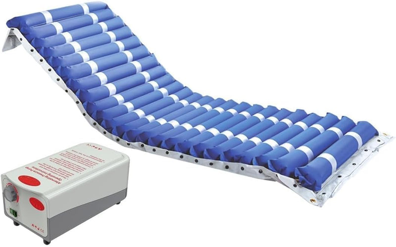 Spancare Pharmaceuticals Tubular Anti-Decubitus Air Mattress with Air Pump - German Tech. Bed Sore Prevention System for Hospital and Home Care - CE Approved - Enhanced Comfort and Healing spancare