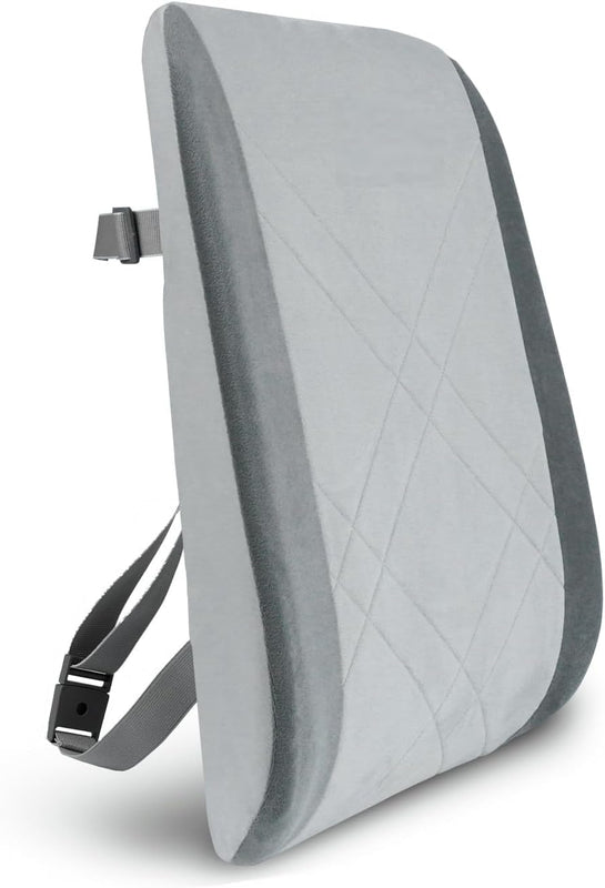 SPANCARE PHARMACEUTICALS Back Rest for Chair & Car–with Adjustable Strap | Lumbar Support Back Rest Cushion for Back Pain spancare