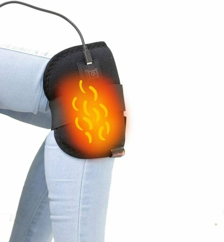 Spancare 3 in 1 Electric Heating Pad for Knee Pain Relief (Black) | Ideal for Knee, Elbow spancare