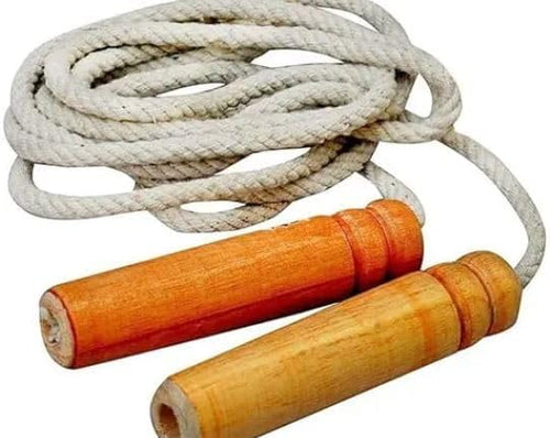 SPANCARE PHARMACEUTICALS Skipping Rope for Men, Women & Children - Skipping Ropes for Exercise Workout & Weight Loss - Tangle Free Skipping Ropes for Kids (Multicolor) (Cotton Rope)