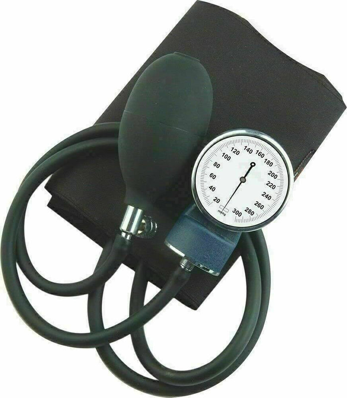 Spancare Manual Blood Pressure Monitor Sphygmomanometer Black Aneroid BP Monitor spancare