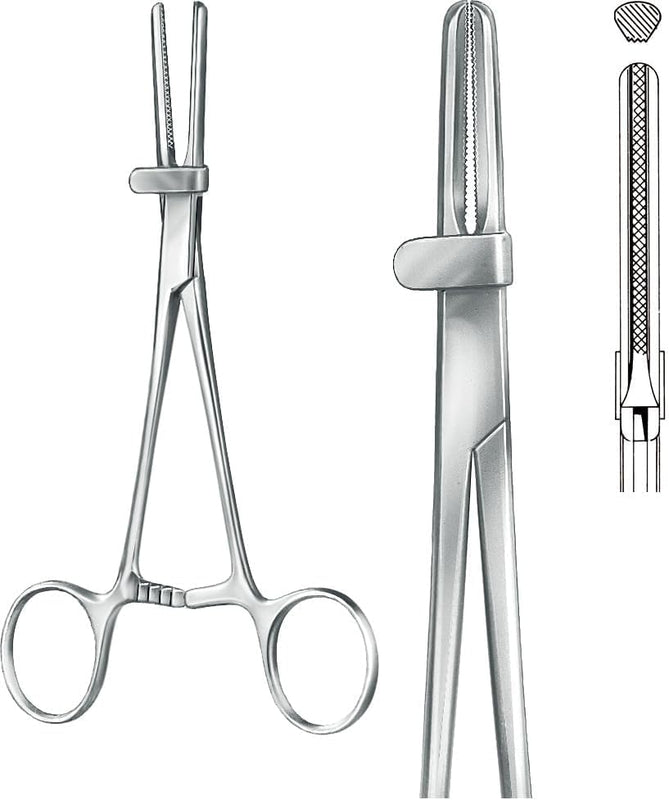 Tubing Clamp with Guard Cardiac Vascular Forcep (Instrument) spancare