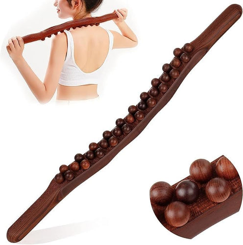 Wooden Gua Sha Massage Roller for Body Relief