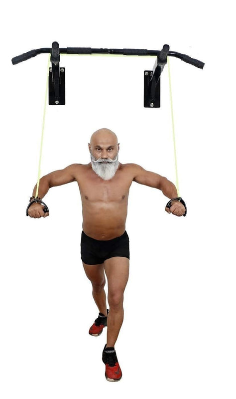 Spancare Fitness Wall Mounting Pull up Bar - Chin Up Bar Solid Fitness with Resistance spancare
