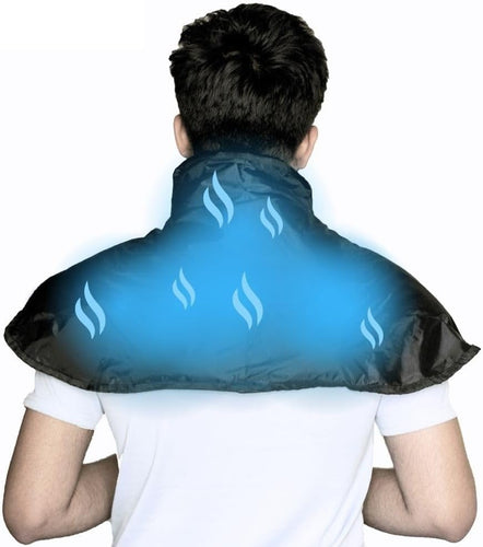 SPANCARE PHARMACEUTICALS Reusable Neck and Shoulder Ice Pack Wrap|Cold Compress Pack for Cervical,Neck and Shoulder Pain, Cramps and Post-Game Relaxation