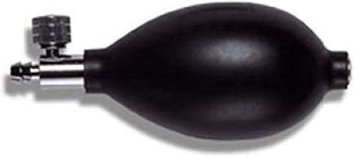 Blood Pressure Monitor Bulb with Valve Latex Black