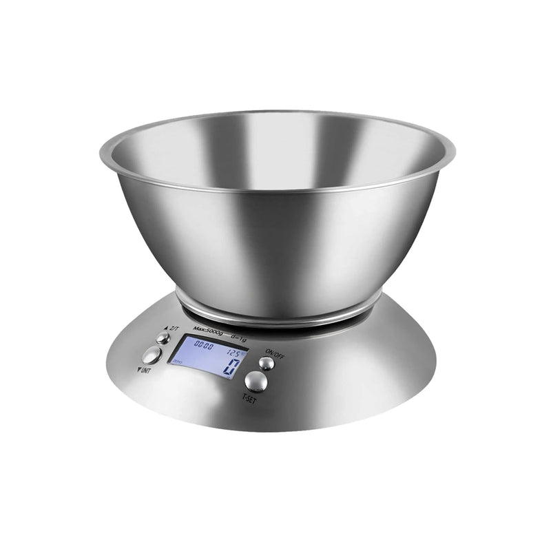 SPANCARE PHARMACEUTICALS Digital Kitchen Weight Scale with 5 Kg Maximum Capacity, Small Size Pan with Bowl included spancare