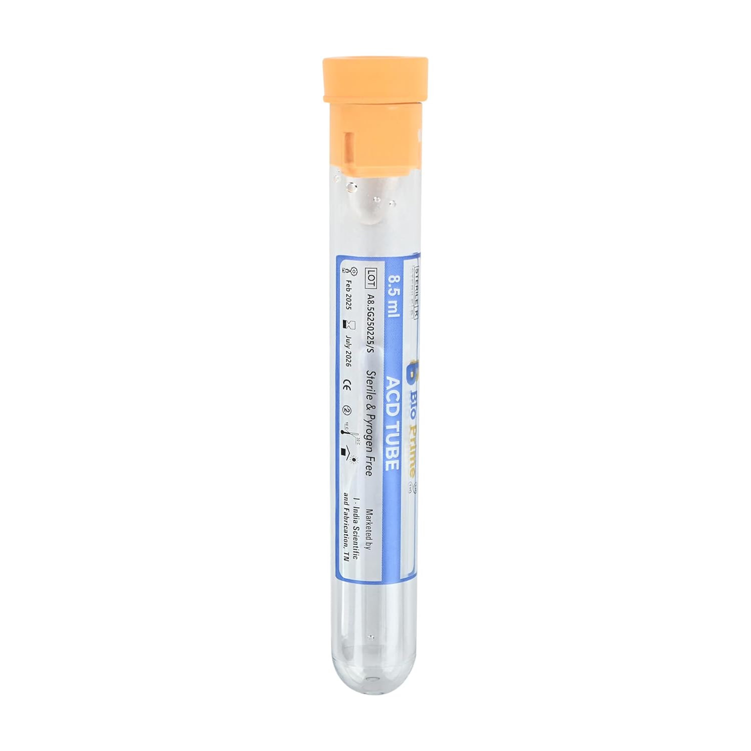 ACD PRP Blood Collection Tube 8.5ml