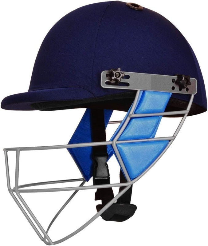 SPANCARE PHARMACEUTICALS Cricket Helmet, Navy, Guard spancare