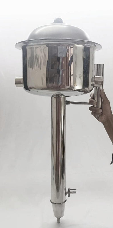 SPANCARE PHARMACEUTICALS Water Distillation Unit for Water Distillation Double Element 304 Stainless Steel 4L spancare