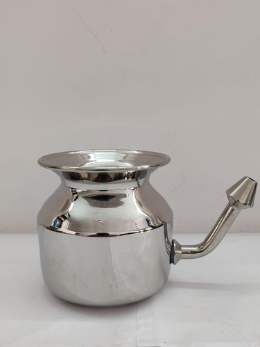 Jal Neti Pot Stainless Steel 500ml for Nasal Cleansing