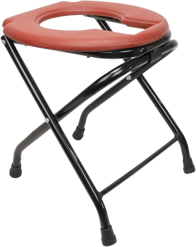 Spancare Folding Commode Portable Toilet Seat | Porta Potty and Commode Chair - Comfort Chair Perfect for Camping, Hiking, Trips, Construction Sites, and More spancare