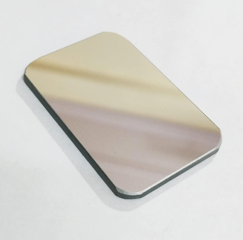 SPANCARE PHARMACEUTICALS Front surface coated mirror 60x40mm, (5mm thick) spancare