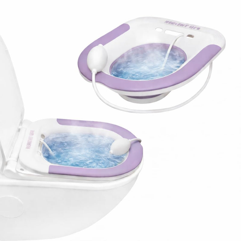 Sitz Bath Tub for Adults | Fits Toilet Seat | Postpartum Relief Care | sitz bath tub for fissure | sit bath tub | sits bath | sitz bath tub for adult spancare