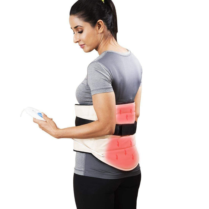 Spancare Orthopedic Electric Heating Pad Heat Therapy Belt for Lumbar Back Pain Relief spancare