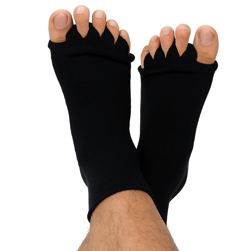 Foot Alignment Socks Women and Men, 5 Toe Separator, Bunion Corrector, Pain Relief, Plantar Fasciitis, Hammer Toes spancare