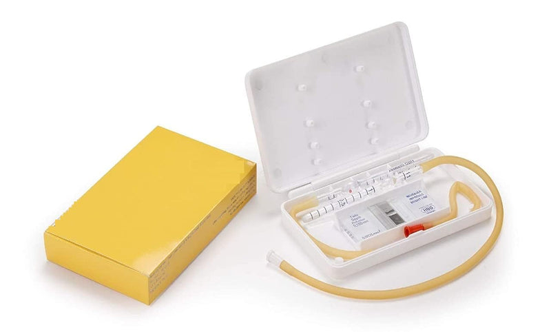 Glass Neubeur Blood Counting Chamber Brightlined, German Complete Haemocytometer Set for Pathology (Yellow) spancare
