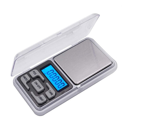 Spancare Pharamaceuticals Mini Pocket Weighing Scale Digital Pocket LED Weighing Scale with Auto Calibration, Tare Function, 0.01g- 200g Capacity (Silver) -1