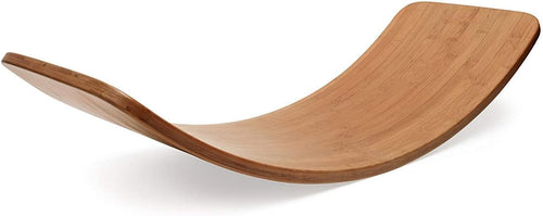 SPANCARE PHARMACEUTICALS Curved Wooden Balance Board - Leg Muscle Strengthening, Balancing Exercise, 3+ Years, 150 lb Capacity