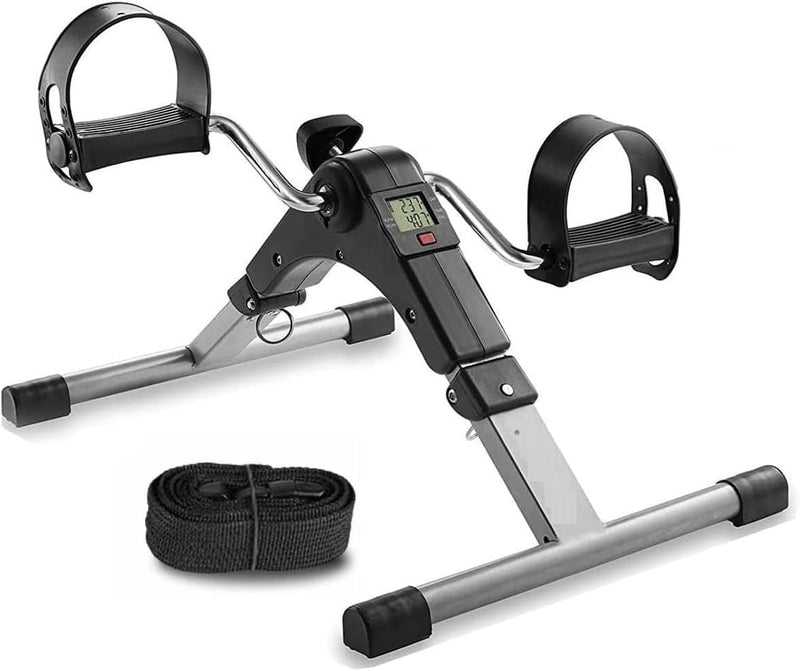 Spancare Pharmaceuticals Mini Cycle Pedal Exerciser with Adjustable Resistance and Digital Display - Suitable for Light Exercise of Legs & Arms, and Physiotherapy at Home spancare
