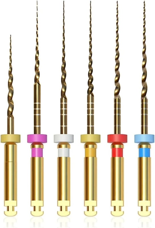 Rotary Files (Pack of 6) for Root Canal Treatment (F3 21mm)