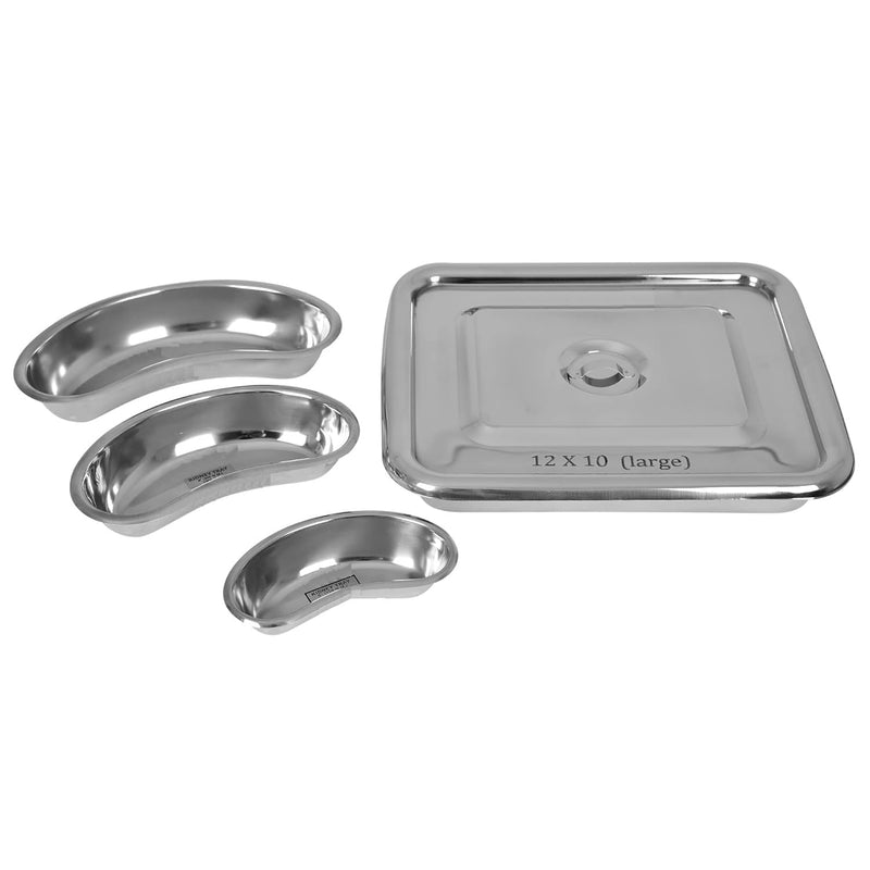 SPANCARE PHARMACEUTICALS Instrument Tray 12x10, Kidney Tray 12,10,8 inch spancare