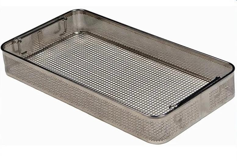 SPANCARE PHARMACEUTICALS Mesh Sterilization Tray Stainless Steel 304 for Instruments spancare