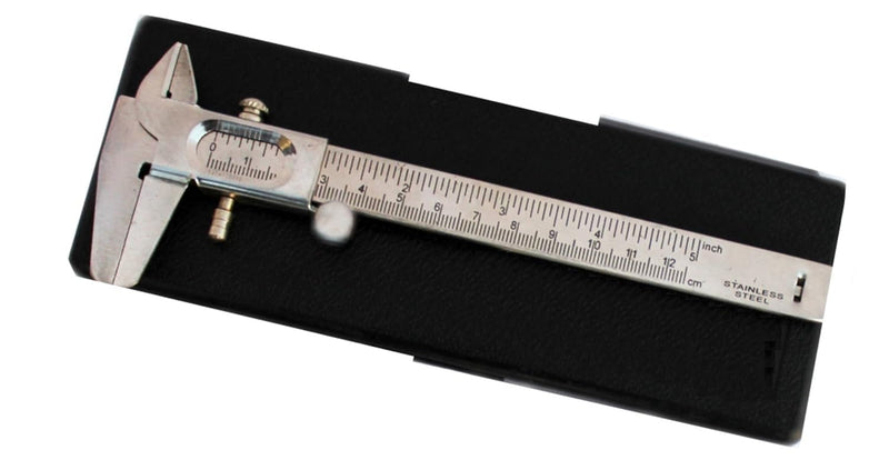 SPANCARE PHARMACEUTICALS_Stainless Steel Vernier Caliper Slide Calliper Measures Upto 12.5cm with Plastic (Pack of 1) spancare