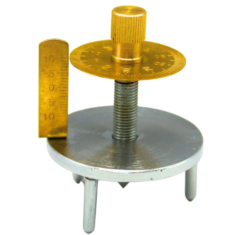 Spherometer Double disc Brass Nickel Coating Measuring Instrument Device for Students ad Optics Shops (Pack of 1) spancare