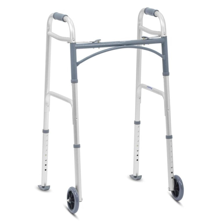 Deluxe Folding Walker with 5" castors spancare