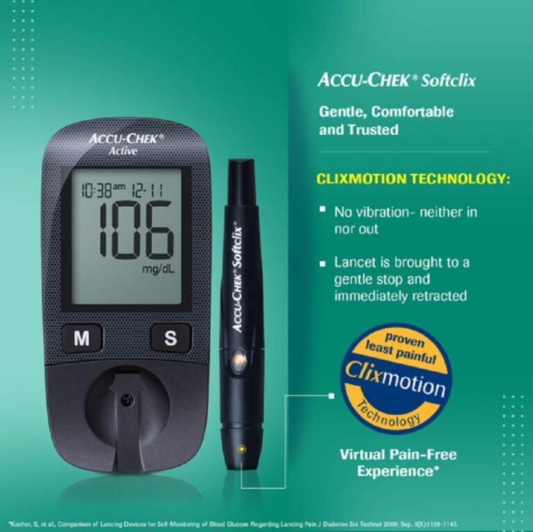 Accu-Chek Active Glucometer Kit | Blood Sugar Monitor