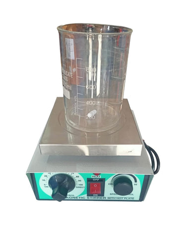 SPANCARE PHARMACEUTICALS Magnetic Stirrer with Hot Plate and Free stir bar