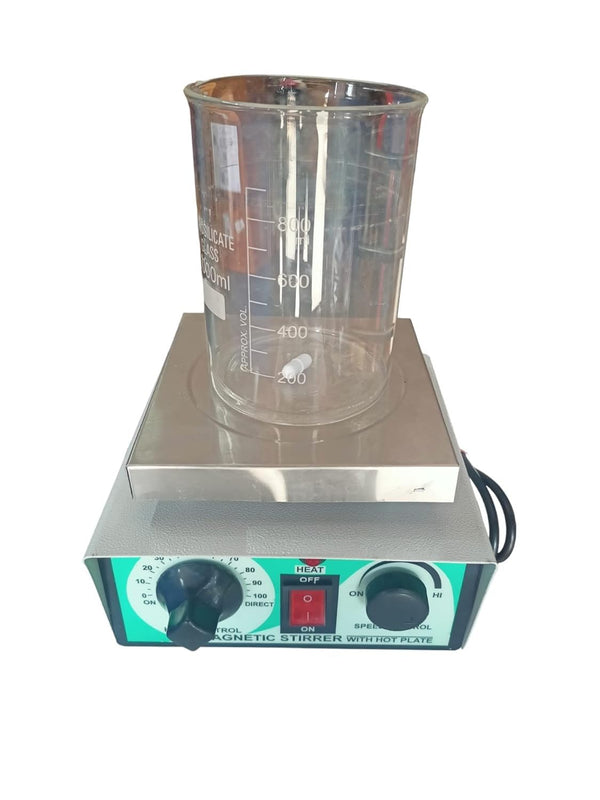 SPANCARE PHARMACEUTICALS Magnetic Stirrer with Hot Plate and Free stir bar spancare