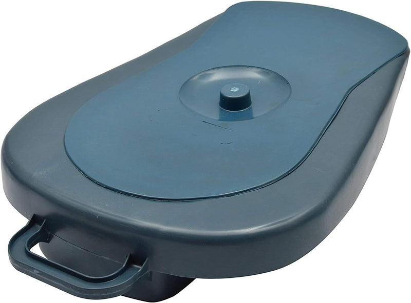 Bed Pan with Lid and Built-in Handles