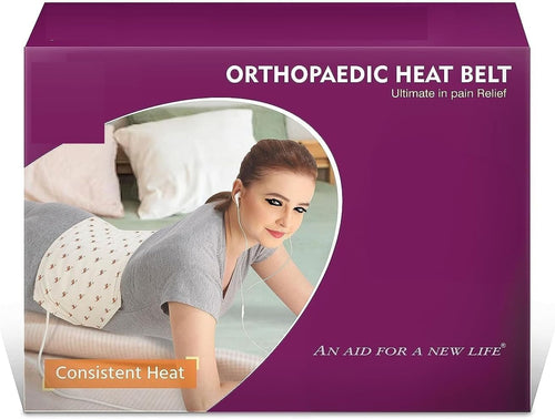 Orthopaedic Electric Heating Pad | Heat Belt with Temperature Controller | Pain Relief Heating Belt for Lower Back, Knee, Shoulder, Cramps, and Neck (X-Large)