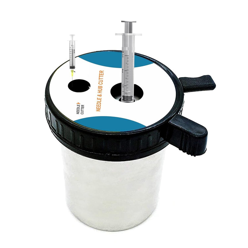 SPANCARE PHARMACEUTICALS Stainless Steel Manual Needle & Syringe Destroyer Hub Cutter Machine Capacity 500 ML spancare