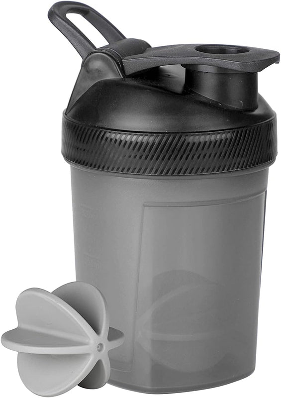 Spancare Sports Protein Shaker Bottle 300 ML (Pack of 2) Multicolor (Black) spancare