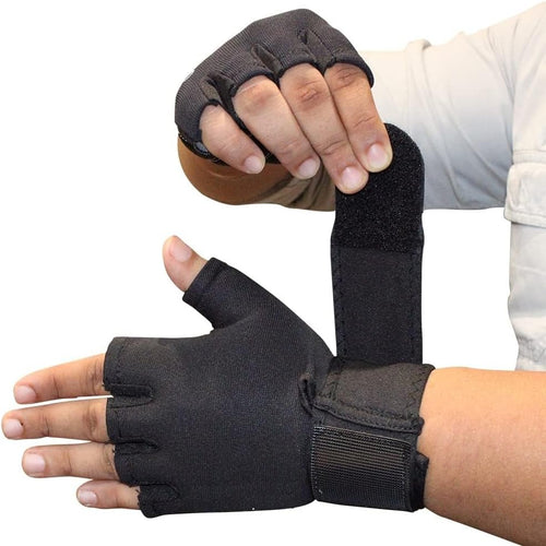 Gym Workout Gloves Wrap Fitness Heavy Duty Non Slip Wrist Support
