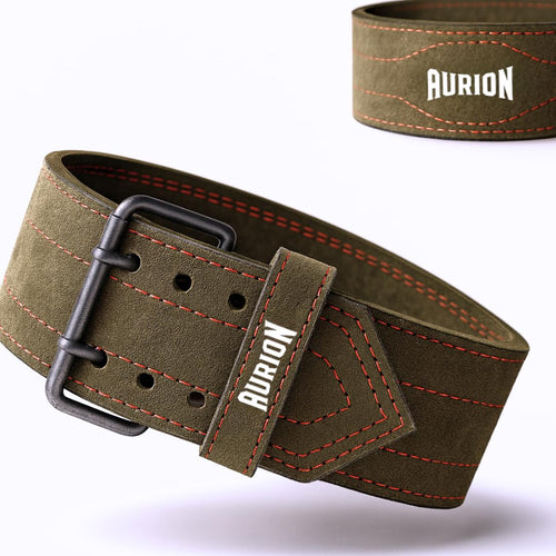 Weight Lifting Gym Belt 6mm Leather Powerlifting Belt