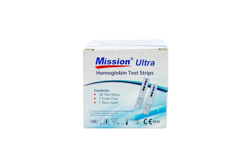Hemoglobin Test Strips Mission Ultra for Accurate Testing
