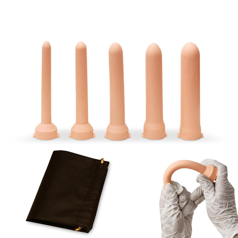 Soft Dilator Training Set in 5 Diameter Sizes - 1.7cm, 2.1cm, 2.5cm, 2.9cm, 3.3cm | Pack of 5 spancare