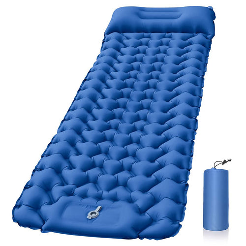 Inflatable Air Mattress with Foot Pump Camping Bed