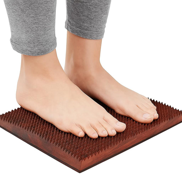 Wooden Acupressure Foot Mat for Pain Relief