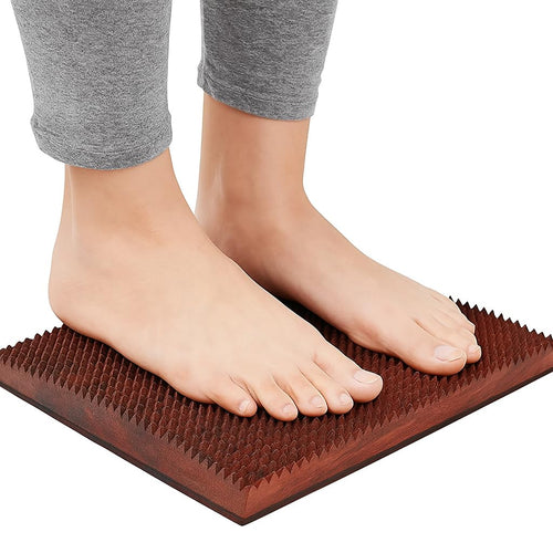 Wooden Acupressure Foot Mat for Pain Relief