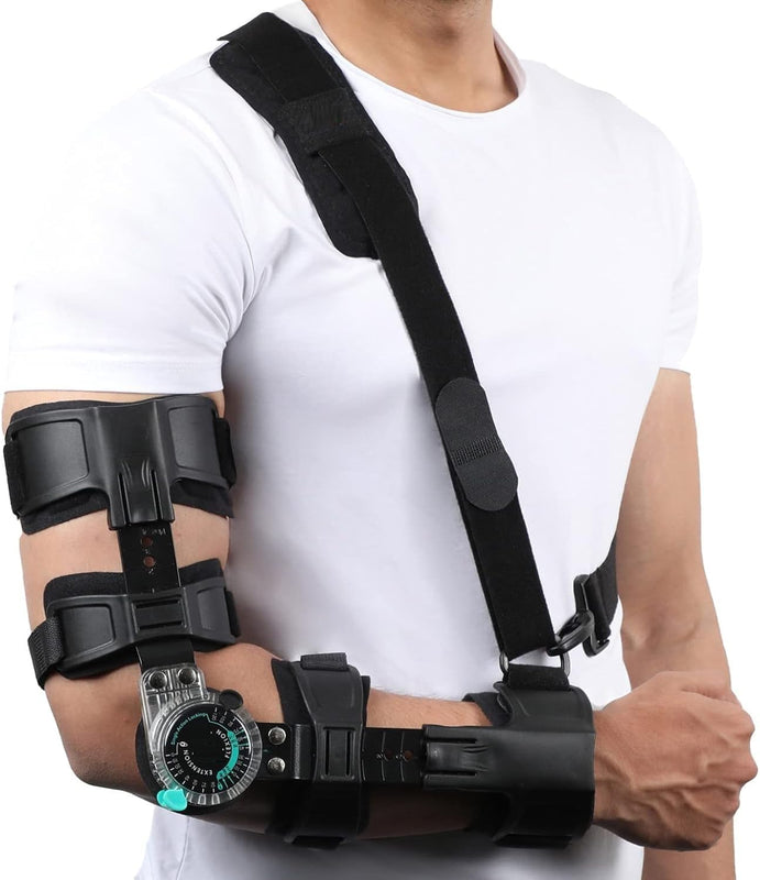 Elbow Brace, 1 Unit, Black,Universal Size (Left Hand) spancare