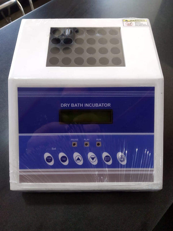 Spancare Drybath Incubator - 24 Holes x 12 Tubes Digital Display spancare