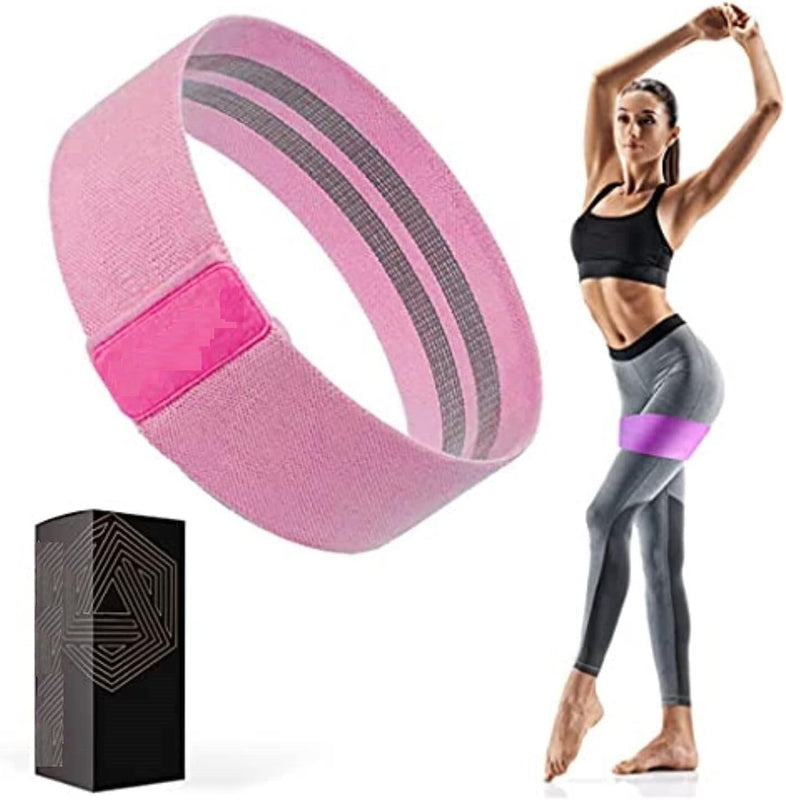 Spancare Fabric Resistance Band - Loop Hip Band for Women & Men for Hip, Legs, Stretching spancare