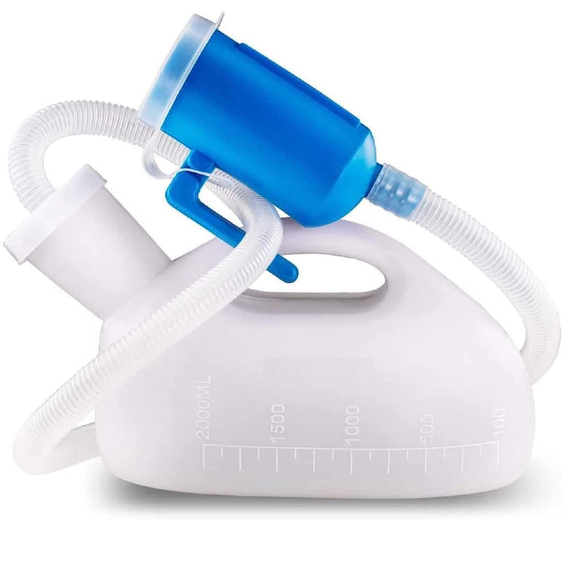 SPANCARE PHARMACEUTICALS Portable Urinal Kit for Men, Urine Collector with 65” Long Hosepipe, Designed for Bed Ridden Patients & Outdoor spancare